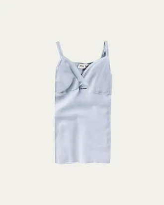 Miu Miu Rib Knit Cami Top
