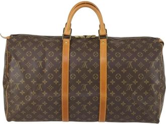 Louis Vuitton Pre-owned Weekend Bags, female, Brown, Size: ONE SIZE Pre-owned Keepall Duffle Bag