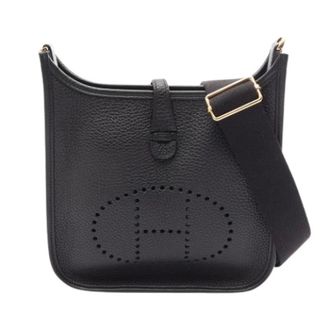 Herm&egrave;s Pre-owned Vintage Schoudertas - Dames - Pre-owned - Zwart - Maat: ONE Size Leer