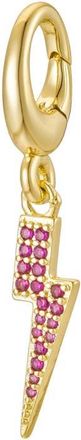 Untamed Petals Lightning Bolt Charm in Gold at Nordstrom