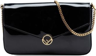 Fendi Pre-owned Fendi Patent F Is Fendi Envelope Wallet On Chain Ladies 6IBWNT9USRBPJQ64
