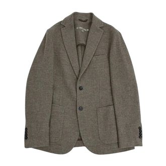 Circolo 1901 Diagonal Jacket - male - Circolo 1901 - Blazers - Brown - M - Jackets