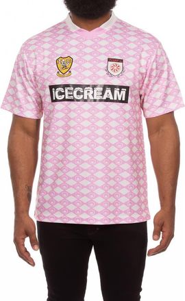 Icecream Frappe Short Sleeve Mesh V-Neck Jersey in Orchid at Nordstrom, Size Xx-Large