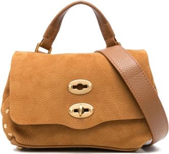 Zanellato Postina Jones Tote - Dames - Handtassen - Bruin - ONE Size - Leer - Tassen