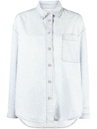 Msgm Denim overshirt - Blauw