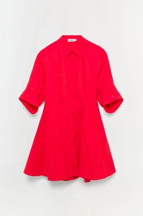 SIMKHAI Jazzie Mini Dress In Fiery Red