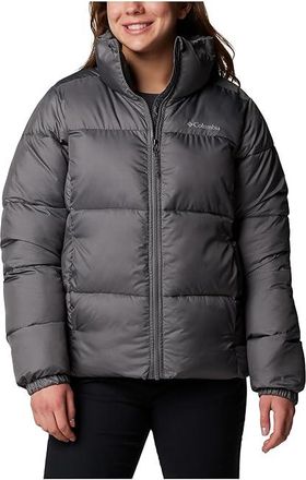 Columbia Puffecttm II Full Zip Jacket Womens Clothing City Grey : 2XL, Nylon/Polyester