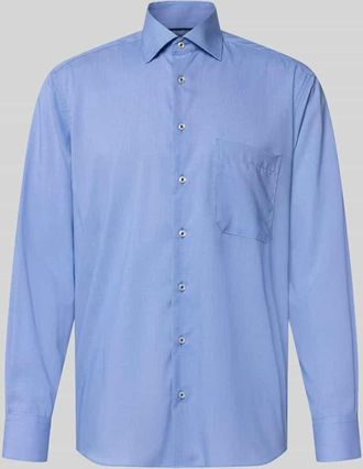 Eterna Comfort Fit Business-Hemd mit Kentkragen in Royal, Gr&ouml;&szlig;e 40