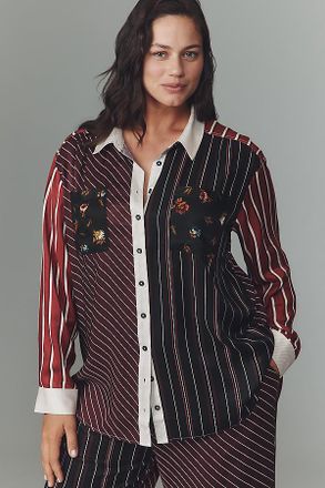 Maeve Silky Shirt Blouse