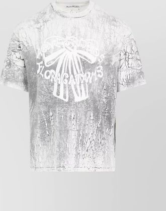 Acne Studios graphic print crew neck short sleeves t-shirt