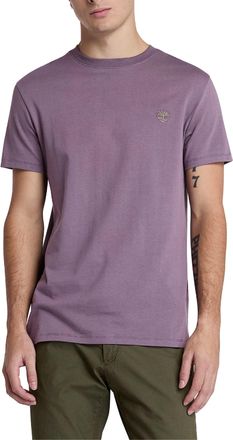 Timberland Mens Crew Neck Dunstan River T-Shirt - Short Sleeved - Slim Fit (Vintage Violet) XXXL