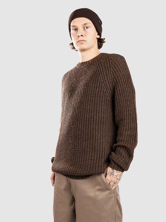 Anerkjendt Aksune Structure Knit Gebreide Trui bruin