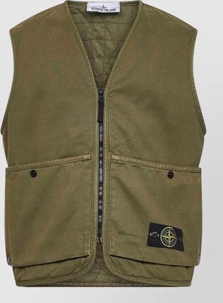 Stone Island cotton quilted vest