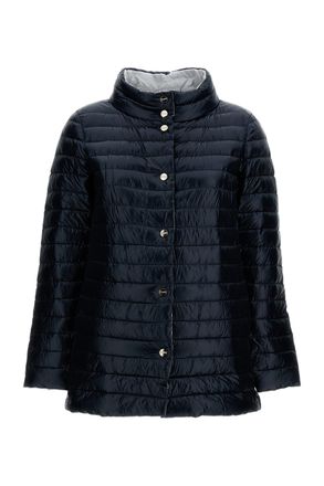 Herno Reversible A-Shape Jacket with High Collar