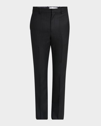 Givenchy Men & apos;s Classic-Fit Pinstripe Formal Trousers