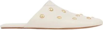 Chlo&eacute; Rita Mule - Dames - Slip ons - Wit - 39 EU - Leer - Schoenen