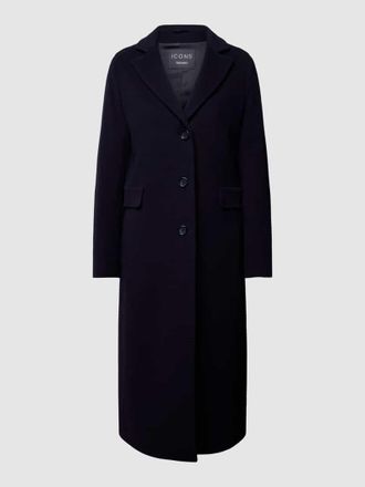 Cinzia Rocca Wollmantel mit Kaschmir-Anteil in Marine, Größe 46