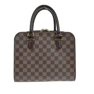 Louis Vuitton Triana Bag Damier Brown Canvas Handbag (Pre-Owned)