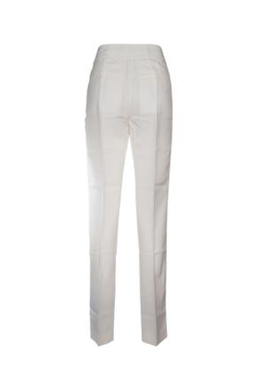 Jacquemus Womens Le Pantalon Tibau White Pantaloni Trousers