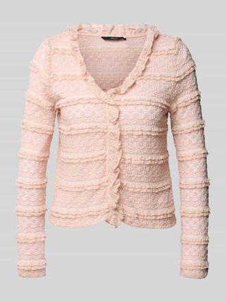 Vero Moda Regular Fit Blusentop aus Baumwoll-Mix Modell COCO in Rosa, Gr&ouml;&szlig;e M