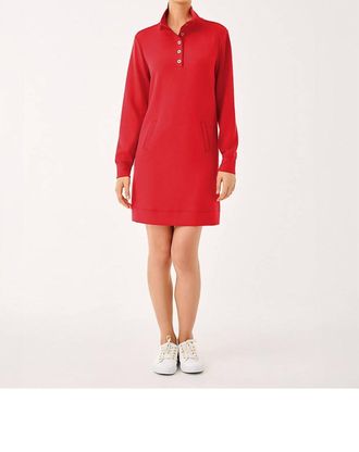 Lilly Pulitzer Cowie Dress In Cranberry Red