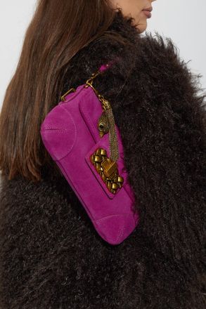 Kurt Geiger Marylebone Shoulder Bag, Womens, Purple