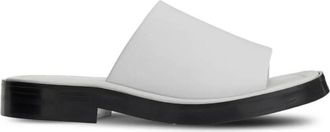 Ferragamo Giunone Leather Flat Sandals, Size 6 D