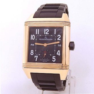 Jaeger-LeCoultre Pre-owned Jaeger LeCoultre Reverso Squadra Hometime Automatic Black Dial Mens Watch Q7002671