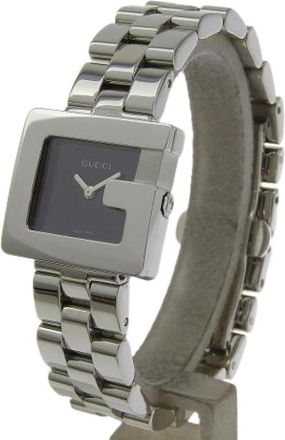 Gucci Pre-owned Watches, female, Black, Size: ONE SIZE Pre-owned Stainless Steel Watch