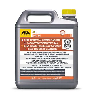 Fila Cera Protectora Satin Satin Para Pavimentos Interiores / 5 L / Cera