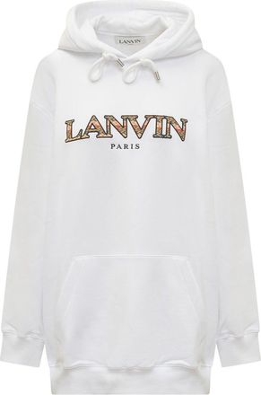 Lanvin Oversized Logo Hoodie Sweatshirt