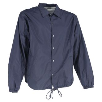 Comme Des Gar&ccedil;ons Comme des Gar&ccedil;ons Coach Jacket in Navy Blue Nylon