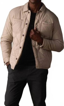 The Normal Brand Only Quilted Puffer Jacket In Fawn