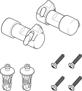 Roca Roca - Av0009800r Kit Fijaci&oacute;n Para Asiento Inodoro In-tank - Ref: Av0009800r