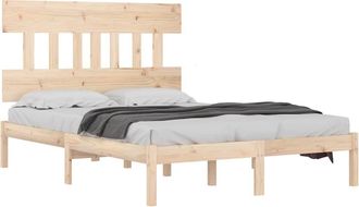 vidaXL Estructura De Cama De Madera Maciza De Pino 160x200 Cm Vidaxl