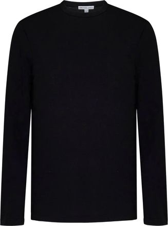 James Perse T-shirt a maniche lunghe - Nero