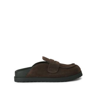 Steve Madden Womens Suede Toryn Brown Mules - Size UK 4