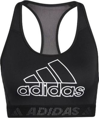 adidas (WMNS) adidas DonAsia Sizing t Rest Badge of Sport Bra Black White GL0579