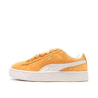 Puma Womens Orange Sneakers Suede XL, Orange, 46 EU