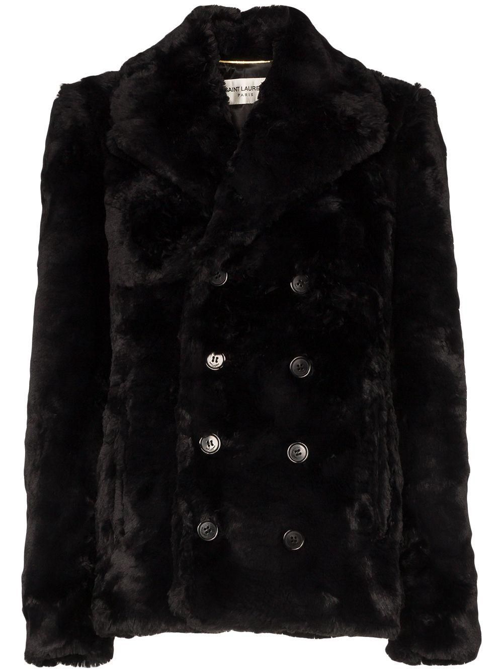 Saint Laurent Oversize Pea Coat In Wool from $2,643.00 - on