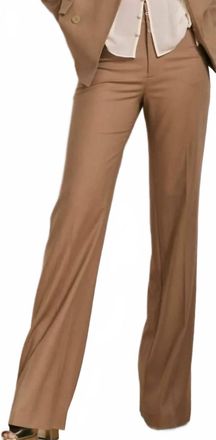 LoveShackFancy Amberelle Trousers In Camel