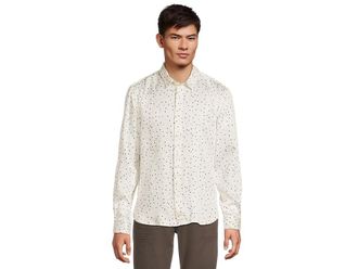 John Varvatos Rodney Shirt W673W25 Mens Clothing White : XL, Modal