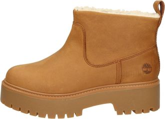Timberland Stone Street Mid Warm Lined Ankle Boots em71 Rust Nubuck, beige, 3.5 UK