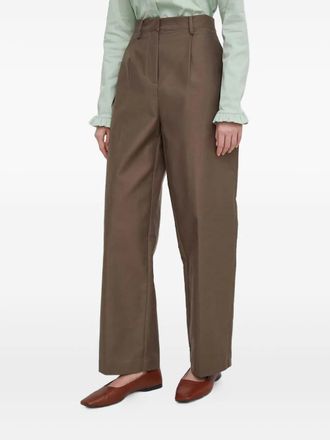 DKNY Pleated Trousers - Brown