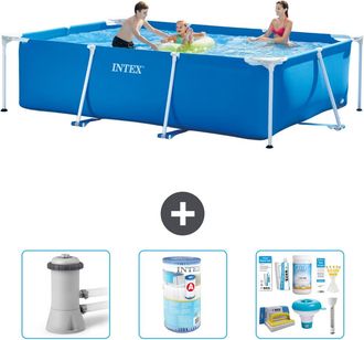 Intex Piscina Con Estructura Rectangular - 300x200x75 Cm - 6-piezas S22352