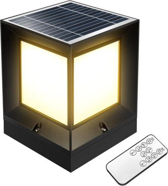 OEM 1 Juego Estigma De Jard&iacute;n Led L&aacute;mpara De Pilar Solar Luz Del Poste De La Cerca Luces De Columna Solar Luces Solares Para Postes Tricolor L&aacute;mpara De Po