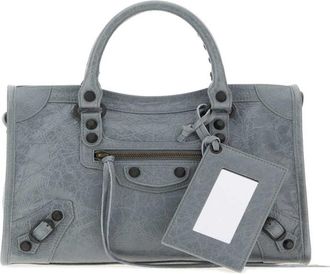 Balenciaga Light Blue Le City Small Satchel