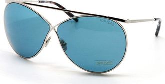 Tom Ford FT0761 16V Shiny Palladium/Blue