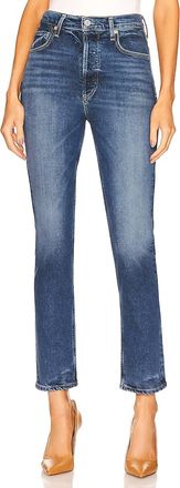 Citizens Of Humanity Charlotte High Rise Straight Jeans In Delphi