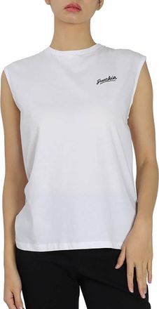 être cécile Ladies White Frenchie Star Tank Top